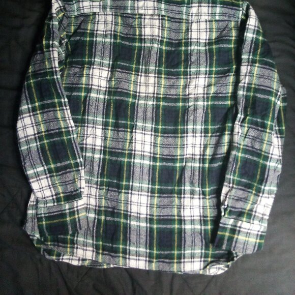 Vintage Sears Kings Road Plaid Flannel Wool Button Shirt - Picture 6 of 6